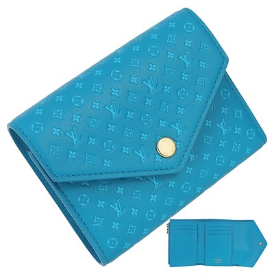 Louis Vuitton Trifold Wallet Portefeuille Victorine M82314 Nanogram Monogram 149
