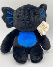 Minky 13 inch Bean Bag Black Axolotl Plush Toy AIDAN Super Soft Cute New w/tag