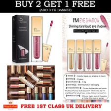 Pudaier Glitter Shimmer Eyeshadow Matte Liquid Eye Shadow Beauty Makeup