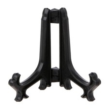 Mini Plastic Coin Display Stand Black for Badge Casino Chips Easel Hold