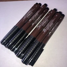 10x Lot Faber-Castell PITT Artist Pen Indian Ink Dark Sepia Superfine Nib .3 mm