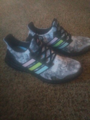 ADIDAS ULTRABOOST BLACK/WHITE Sky Tint) RUNNING SHOES SIZE H02811 