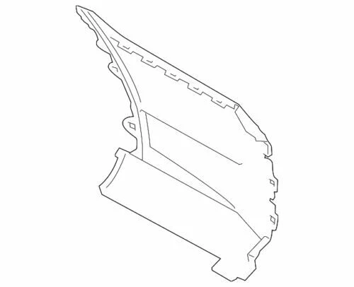 Tapa de extremo derecho del parachoques para Ford Transit-350 HD 2019-2020 (N/P KK4Z-17F774-FA)