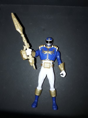 POWER RANGERS Super Mega Force Blue Light Up Pop Up Brust Torso 2013 Bandai