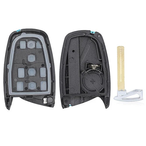 Smart Remote Key Shell Case Fob 4 Buttons for 2016 Hyundai Equus Azera Genesis - Imagem 2 de 4