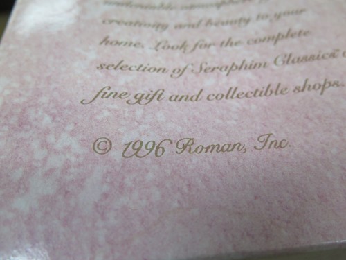 1996 ROMANO, INC Seraphim Classics Chelsea Summers Delight 78048 nuevo con caja - Imagen 5 de 10