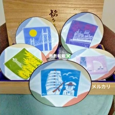 Suntory Uncle Torys RYOHEI YANAGIHARA Plate 5 Set New