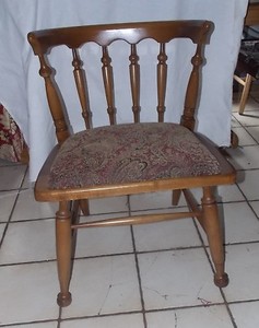 Solid Maple Mid Century Drexel Desk Chair Side Chair Dinette