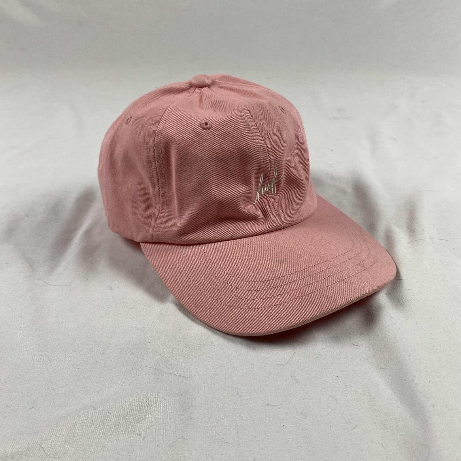 HUF  Script Logo Pink Adjustable Hat - image 1