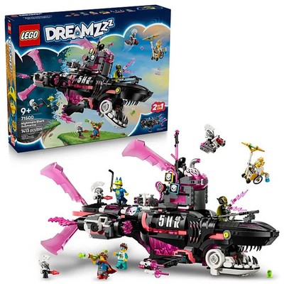 SALE- LEGO DREAMZzz Nightmare Shark Submarine, 1413 Pieces (71500)