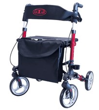 Déambulateur de Voyage Antar AT51006 – Léger, Pliable-Porte-canne intégré