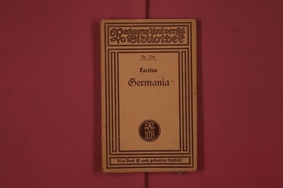 306626 Tacitus GERMANIA Philipp Reclam jun.