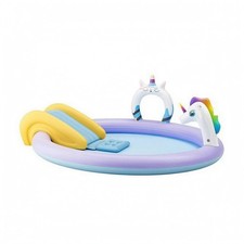 Inflatable Water Play Pool Easy Setup Inflatable Spray Pool Colorful Themed