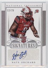 2015 National Treasures College Century Silver 12/25 Nate Orchard #279 Auto 0q21