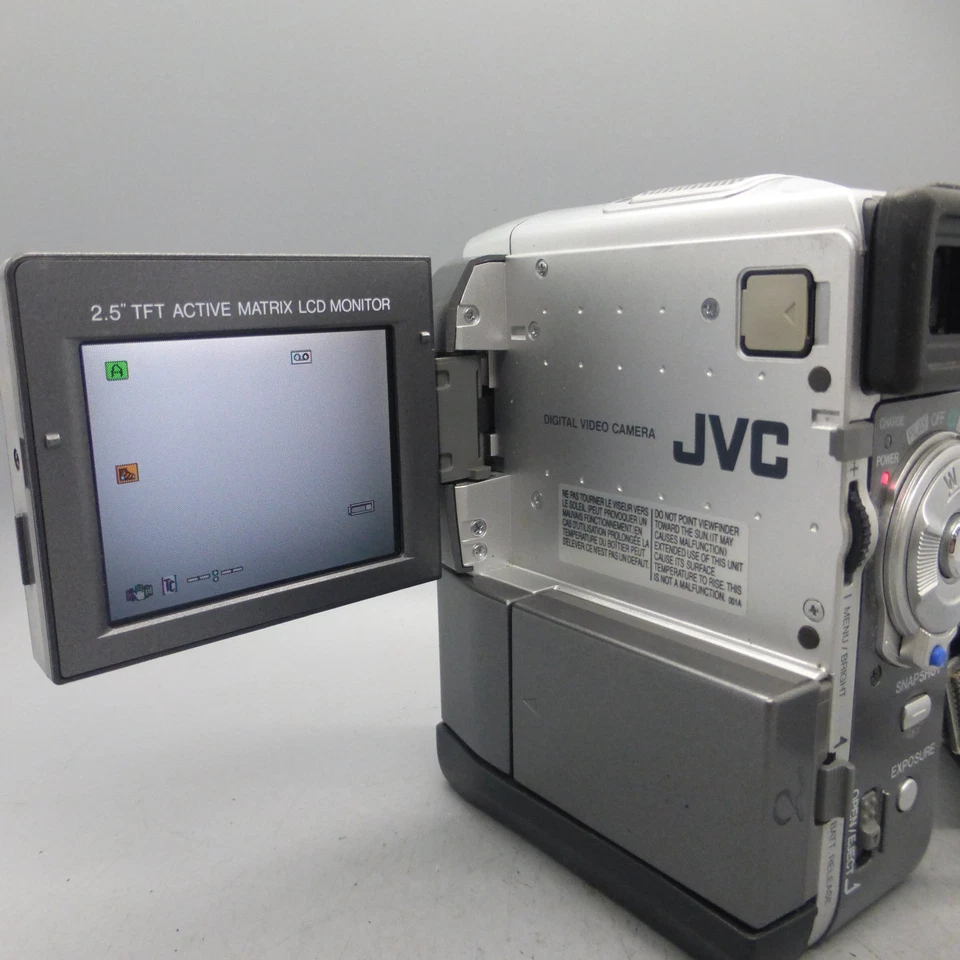 JVC GR-DVX400EG Handheld MiniDV Camcorder Silver Tested - Image 4 of 4