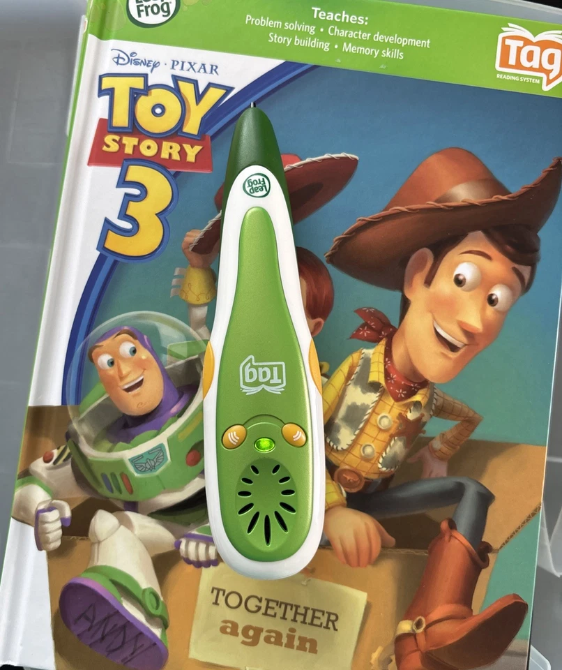 Sistema de lectura de etiquetas Leapfrog con 8 libros, bolígrafo y estuche FUNCIONA Foto 3 de 4