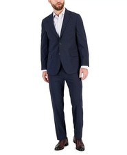 Nautica Mens Blue Stretch Modern fit 2 Piece Suit 40 S / 34 X 32 NEW 395 NF2023