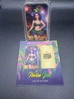 Bullion Baddies 1 oz silver bar Marlee Gras Nice Version W/COA