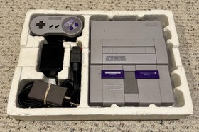 SNES Super NES Control Set Boxed / CIB - Minus Mario All-Stars / Nintendo Power