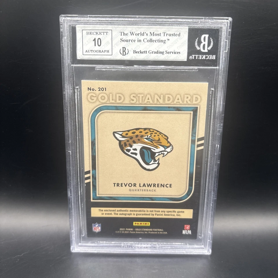 2021 Gold Standard - Rookie Jersey Autographs Trevor Lawrence #201 /75 RPA - Image 2 of 2