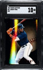 2022 Panini Capstone #21 Jeremy Pena RC SGC 10 Gem Mint Red