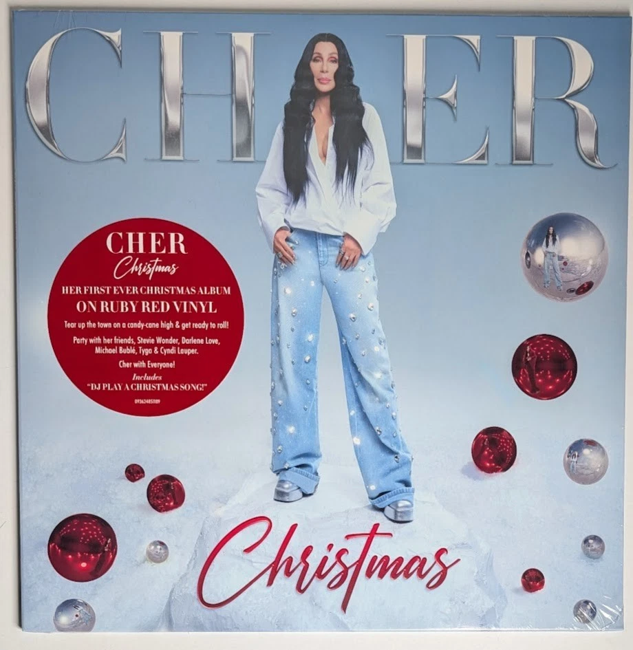 Cher – Christmas (Ruby Red Vinyl, 2023, Warner Records) Limited Edition LP – New - Image 2 of 4