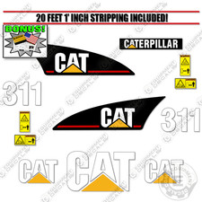 Fits Caterpillar 311 Decal Kit Excavator - 7 YEAR OUTDOOR 3M VINYL!