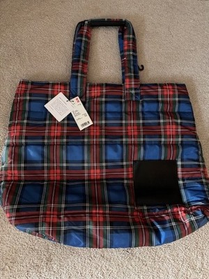 JW Anderson for Uniqlo nylon checked bag