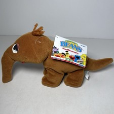 Sesame Street Beans Snuffleupagus Vintage 1997 Tyco Stuffed Animal Plush Toy Tag
