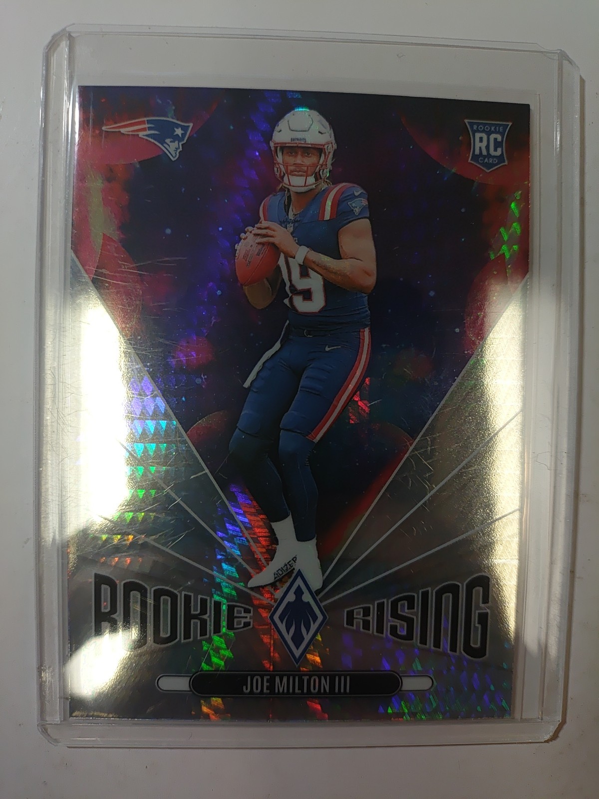 2024 Panini Phoenix - Rookie Rising Joe Milton III #RR-JMN Hyper (RC)