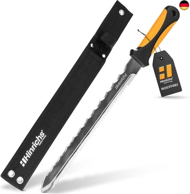 BESUCHE DEN HINRICHS-STORE Hinrichs Dämmstoffmesser - rostfreies Dämmmesser 420mm - Gehärtete Do