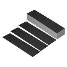 8"x2" Blank Name Plates, 20 Pack Custom Engraved Name Plate Rectangle Laser E...