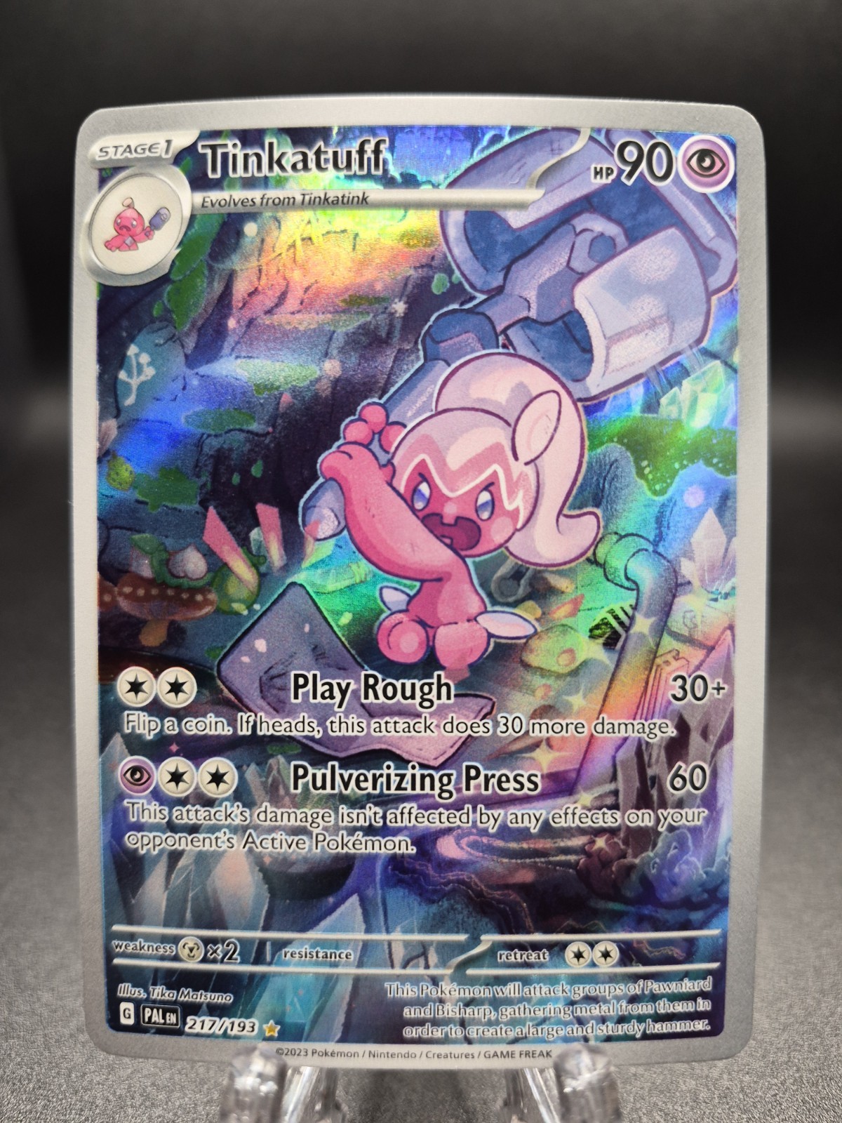 Tinkatuff 217/193 Sv02: Paldea Evolved Holo NM
