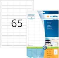1 Bis 20X Herma Universal-Etiketten Premium, 38,1 X 21,2 Mm, Weiß Bis 65% Rabatt
