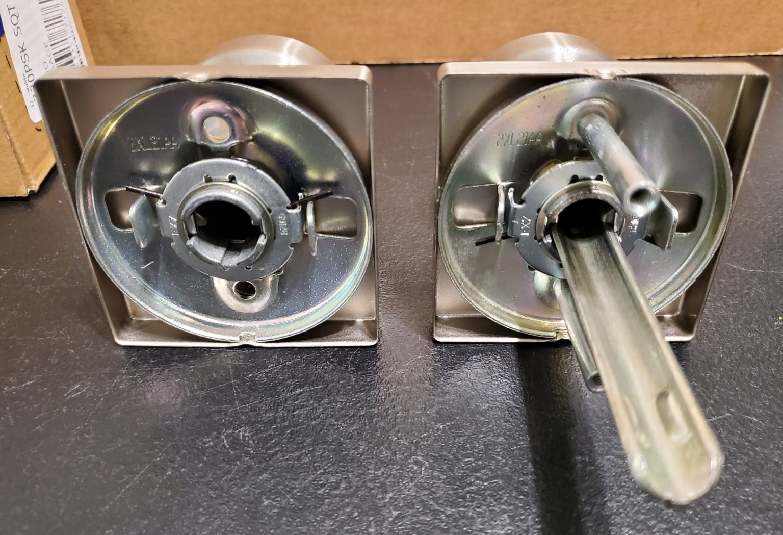 Kwikset Pismo Passage Square Door Knob Satin Nickel 97209-144 - NEW - QTY AVAIL