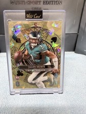 Jalen Hurts Jared Goff 2024 Wild Card 5 Card Draw Stacked Deck 1/1 Back To Back