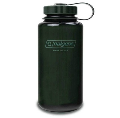 Nalgene 32 Unzen Wide Mouth Sustain Wasserflasche - Jade Monochrom