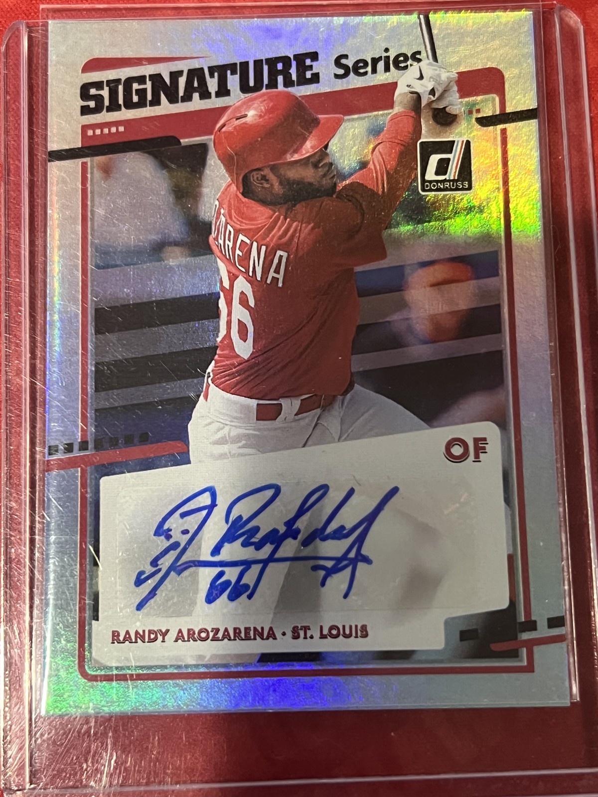 2020 Panini Donruss - Signature Series Randy Arozarena #SS-RA (AU, RC)