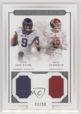 2016 Panini National Treasures Collegiate 43/99 Josh Doctson Nate Sudfeld 0wp8