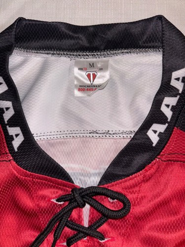 Minnesota Vulcans AAA Hockey Jersey Men’s M NWOT NEW Red #17 St. Paul - Picture 5 of 5