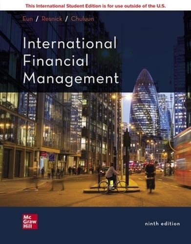 ISE International Financial Management by Cheol Eun (Paperback)