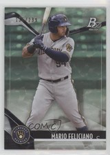 2021 Bowman Platinum Top Prospects Foilboard 135/299 Mario Feliciano #TOP-82 0q5