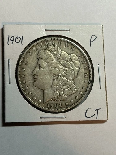 1901-P Morgan Silver Dollar $1 VF Better Date