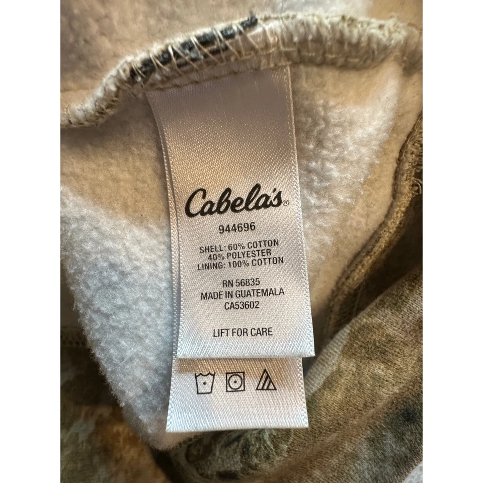 Cabelas Realtree Sudadera con Capucha Camuflada Para Mujer Pequeña Sudadera de Equipamiento Principal del Mundo Foto 3 de 4
