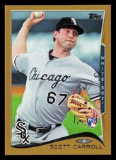2014 Topps Update #US-232 Scott Carroll /2014 Gold Rookie Chicago White Sox