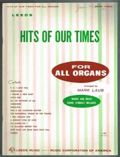 Pre-Owned - Hits of Our Times For All Organs Book 3 by Mark Laub - Leeds Music