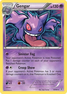 Gengar 35/83 Holo Rare (LP) Generations Pokemon Cards