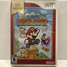 Super Paper Mario Nintendo Selects Edition Wii With Manual Case Tested Fast Ship