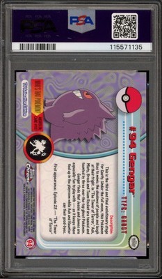 Pokemon Topps Chrome Gengar #94 PSA 10 Gem Mint | eBay