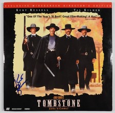 Tombstone Kurt Russell JSA Autograph Signed Laserdisc